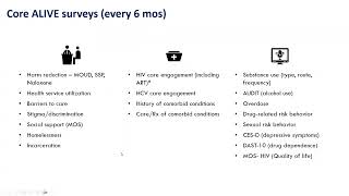 November 1, 2024: HIV and Aging - Greg Kirk