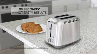 BLACK+DECKER Rapid Toast 2-Slice Toaster