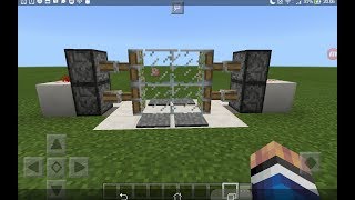 Membuat pintu otomatis di minecraft PE/PC-Redstone Tutorial #1 (Indonesia)