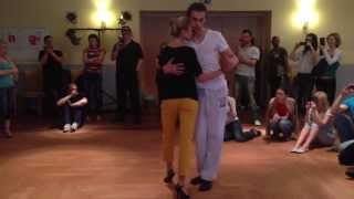 Kizomba class - Latvian Bachata Kizomba Festival 2013 - Nemanja & Jessica