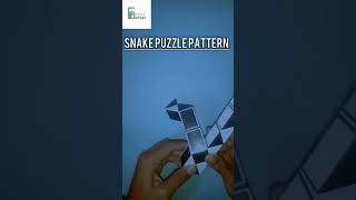 Snake puzzle pattern || 24 block snake puzzle cube stand pattern || Snake puzzle #short