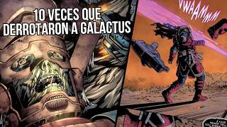 10 veces que derrotaron a Galactus (BRUTAL)