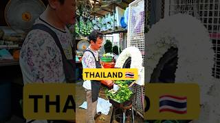 Biggest flower market in Bangkok,  Thailand 🇹🇭