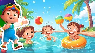 Five Little Children Swimming in the Pool | Nursery Rhymes & Kids Songs Kids 2024