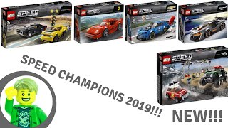 Lego 2019 Speed Champions Set images!!!