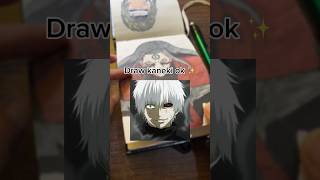 Drawing ken kaneki ✨ || anime drawing || #drawing #anime #shorts #art