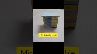 diy mini study table with matchsticks#shorts #ytviral#craft