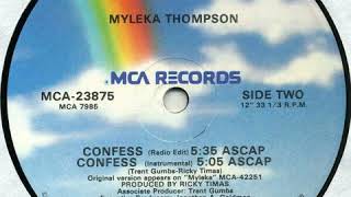 Myleka Thompson - Confess (Instrumental) (1988)