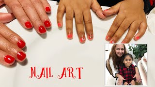 Getting my first nail art | nails for kids | non stop kanak