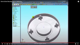 How to Draw Mounting Boss in Solidworks