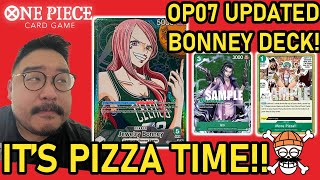 [OP07] IT'S PIZZA TIMEEEE Updated Bonney Deck Profile | One Piece TCG