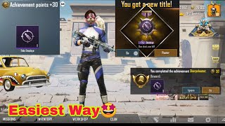 Now I Am Sharpshooter in PUBG MOBILE - DEADEYE Title - Achievement