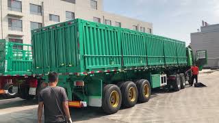 China New Side tipper Trailer for Sale #sidetippertrailer  #sidetrailer #tipper #tippertrailer