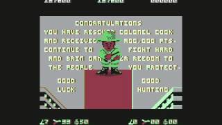 Ikari Warriors end scene Commodore 64