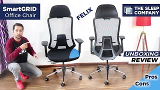 The Sleep Company SmartGRID Felix Max Office Chair Review in Hindi | Best Office Chair in India 2024