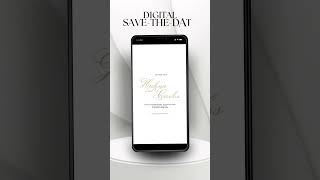 Digital Save the Date Template | 1080x1920 Pixels | Canva Customizable Design