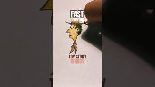 simple drawing - toy story: woody