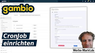 CronJob für den Gambio Shop einrichten