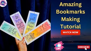 4 Easy DIY 🔥 Bookmark Ideas 🔖| Bookmarks with paper 📑 | Craft Tutorial 🤩 | Go Dynamic