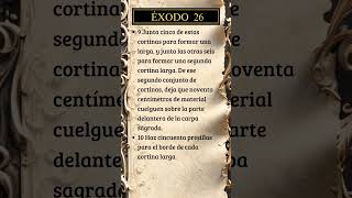 Éxodo 26, 9-10 #dios #biblia #versiculodeldia