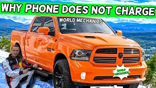 DODGE RAM WHY PHONE DOES NOT CHARGE DODGE RAM 1500 2500 3500 2013 2014 2015 2016 2017 2018