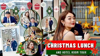 CHRISTMAS LUNCH and HOTEL ROOM TOUR 🎅🎄✨| Hoshino Resorts Tomamu | Vena Roshiena