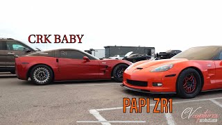 CRK BABY & PAPI ZR1 LETHAL 1 AT QUICK30 DRAG RACING CRAZY RUNS AND MOPAR OUTLAWS & MORE 12/17/22