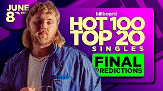 FINAL PREDICTIONS | Billboard Hot 100, Top 20 Singles | June 8th, 2024