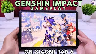 Genshin Impact Gameplay on Xiaomi Pad 6 | SD 870, Adreno 650, 8/256GB | 60+FPS on 2.8K Resolution