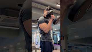 Lifestyle after completing 75 hard challenge 🔥 | Arms Day 🚩 #DailyShorts #Fitness