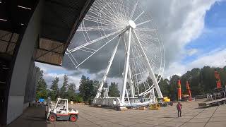 The Tallest Transportable wheel in the world behind the scenes footage of our brand new Giant Wheel