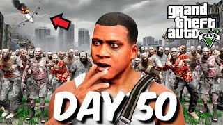 Surviving 50 DAYS in a Zombie Apocalypse DAY 9... GTA 5