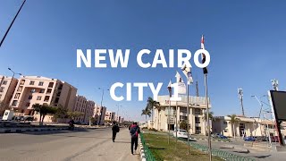 New Cairo city 1----walking in new Cairo city Egypt ，步行在新开罗城市 （其中一个小区视频）