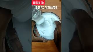 Making of milky white slime #shorts  #slimeasmr #slimemaking #satisfyingasmr