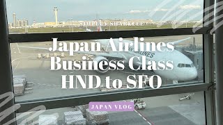 Japan Airlines Business Class | Boeing 777-300 | HND to SFO