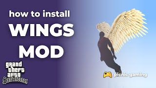 How to install Wings Mod in GTA San Andreas | Flying Mod for GTA SA