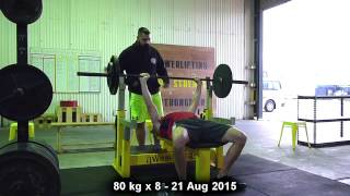 100 kg Bench - 21 Aug 2015