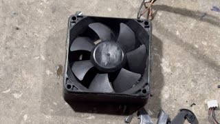 Burning Out & Smashing An Electronic Fan