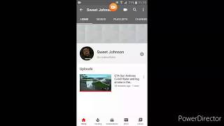 I created Sweet Johnson's channel