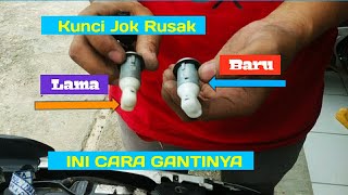 Cara Mengganti Kunci Jok VARIO 110 KARBU|KUNCI JOK RUSAK