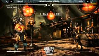 Walraven Weekly 85 Mortal Kombat X - F3 alucarD vs. Vman