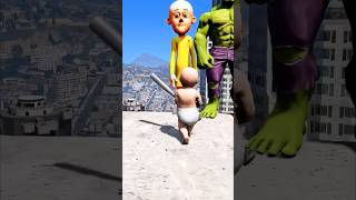 GTA V BABY VS WATER RAGD3 #gta #cartoon #hulk #gta5techno #gaming #shorts #youtubeshorts #139 #gta5