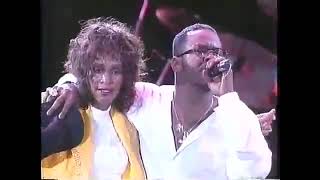 Whitney Houston & Bobby Brown  - Something In Common   LIVE