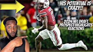 2024 NFL Draft Prospect Highlight Reaction | Xaiver Legette South Carolina Highlights