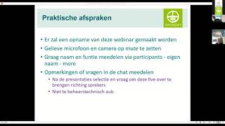 Webinar Peatland Policy in Flanders (BE) - 19 November 2020 (in Dutch)