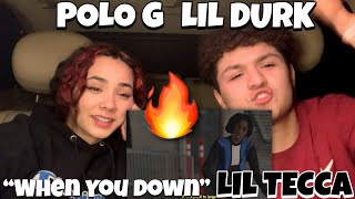 Lil Tecca - When You Down ft. Lil Durk & Polo G REACTION❗️