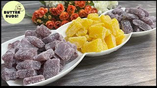 Gummy Candy Recipe | Jello Candy I Jelly Candy I Mango Candy I Grapes Candy I Pomegranate Candy