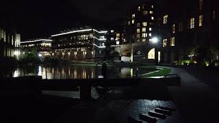 Water View of Camden Locks at Night, Still Frame,  [ #1hour Ambient Sounds of Water ]