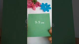 Easy paper flower 🌼#flowers #papercrafts