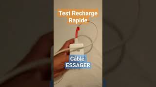 Test câble ESSAGER | recharge rapide SUPERVOOC | #shorts #realmex2pro #smartphone #aliexpress